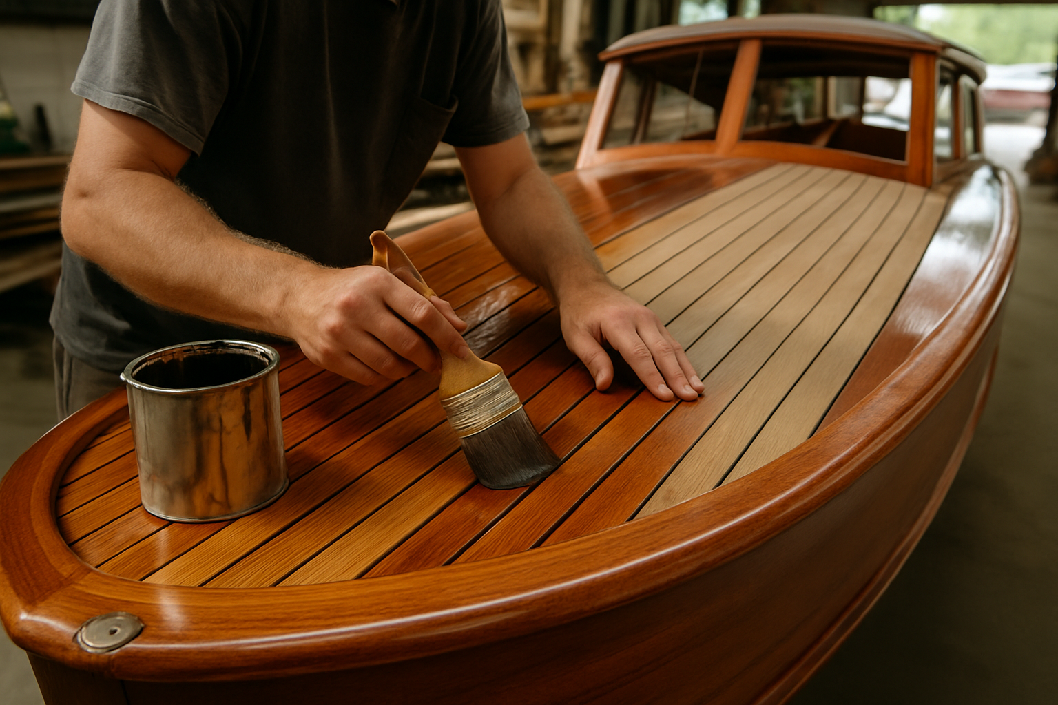 Tahoe City, CA - Teak Wood Refinishing Guide for Restoring Classic Boat Decks